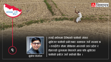 भूमिगत पानीको प्रयोगले थेग्नसक्छ मधेशमा पानीको संकट, बिहार र यूपीको तुलनामा आधा पानी पनि छैन प्रयोग (भिडियो)
