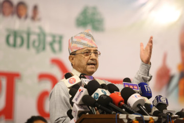 देउवाको नेतृत्वले मात्रै कांग्रेस र देशको खतरा टार्न सक्छ : पूर्णबहादुर खड्का