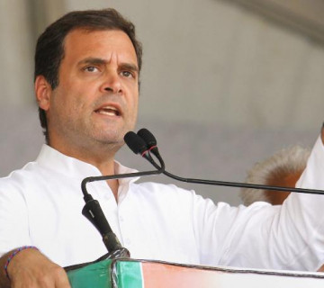 भारतीय कांग्रेसका नेता राहुल गान्धी नेपालमा