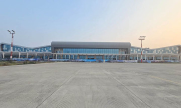 निर्धारित समयअगाडि नै तयार भयो राँझा विमानस्थलको नयाँ टर्मिनल भवन
