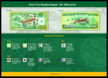चुच्चे नक्सासहितको १०० रुपैयाँको नयाँ नोट आजदेखि बजारमा, दृष्टिविहीनले छामेरै चिन्ने