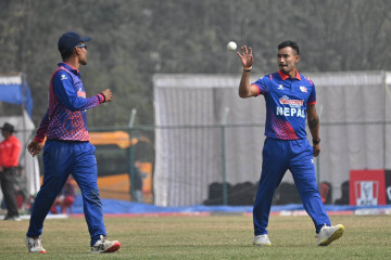 नेपाललाई दाेस्राे सफलता, सोमपालले लिए विकेट