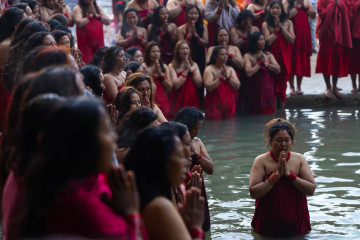 स्वस्थानी व्रत: पौराणिक शहर साँखुमा पहिलो दिनदेखि भक्तजनको भिड (तस्वीरहरू)