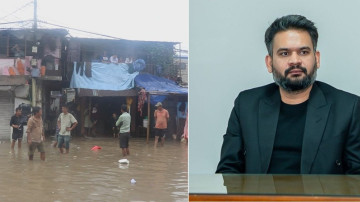 बाढीले बस्ती बगाएको तस्वीर राख्दै प्रधानमन्त्रीले सोधे– बिर्सनुभयो कि सम्झनुहुन्छ ?