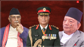 प्रधानसेनापति सिग्देलले गराएका थिए आयोगका अध्यक्ष मगर र ओलीबीच फोन संवाद