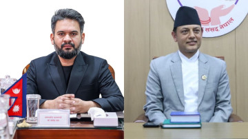 संसद बैठक बस्नुअघि प्रधानमन्त्री बालेन र सभामुख अर्यालबीच भेटवार्ता