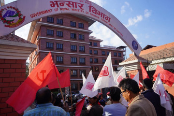 भन्सार घेराउ गर्न पुगेका आम जनता पार्टीका सात जना नेता-कार्यकर्ता पक्राउ
