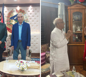 देउवा र ओली भेटेपछि बालेनले भने- हाम्रो लक्ष्य विशाल र पवित्र छ