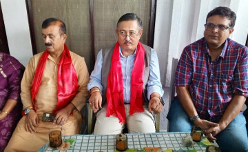 कोइराला निवास पुगेर खाँणले भने- यो साझा पवित्र भूमि हो, गुटको केन्द्र होइन