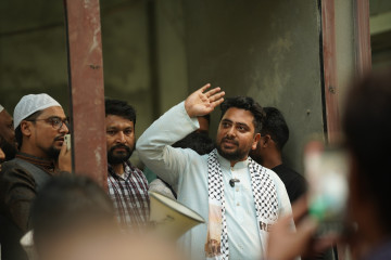 हारबाट जोगिए बंगलादेशका विद्यार्थी आन्दोलनका नेता नाहिद इस्लाम