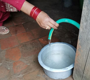 भक्तपुरमा मेलम्चीको पानी वितरण