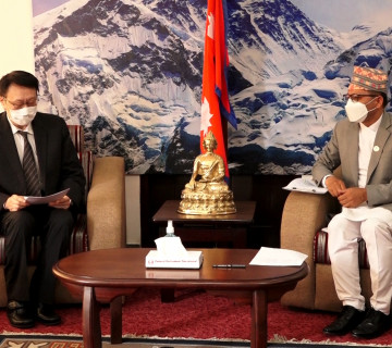 राष्ट्रियसभा अध्यक्ष र जापानका राजदूतबीच भेट