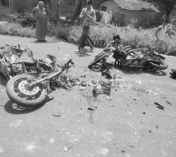 धनुषामा मोटरसाइकल दुर्घटना, दुई जनाको मृत्यु