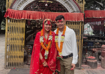 फुटबलर विमल घर्तीमगरले गरे विवाह 