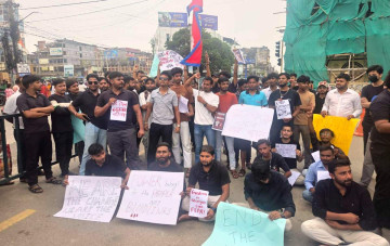 बेतिथि र भ्रष्टाचारविरुद्ध वीरगञ्जमा पनि जेन–जीको प्रदर्शन