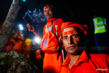 साउनको तेस्रो सोमबार : सुन्दरीजलमा बोलबम भक्तजनको घुइँचो (तस्वीरहरू)