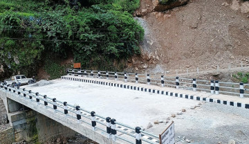 बागलुङको बोङ्गाखोलामा पक्की पुल निर्माण
