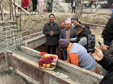 इटहरीमा बसपार्क निर्माण सुरु, १८ महिनाभित्र सक्नुपर्ने