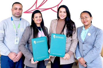 कामना सेवा विकास बैक र क्याफेफिलियाबीच सेवा छुटसम्बन्धी सम्झौता