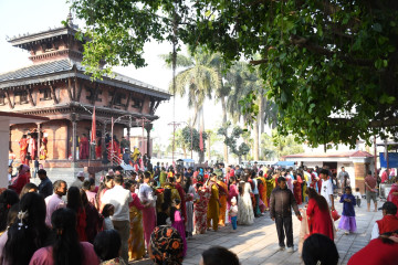 चैते दसैँ: देशभरका शक्तिपीठमा भक्तजनको बिहानैदेखि भिड
