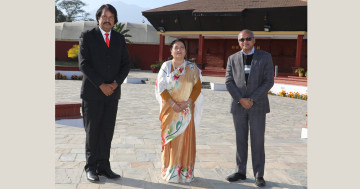 सीके राउतले भेटे राष्ट्रपति