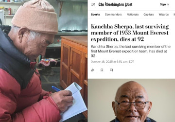 पहिलो सगरमाथा आरोहण दलका कान्छा शेर्पाको निधन : यसरी समाचार बनाए विश्व मिडियाले 
