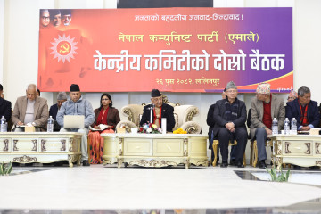 एमालेको दोस्रो केन्द्रीय कमिटी बैठक जारी