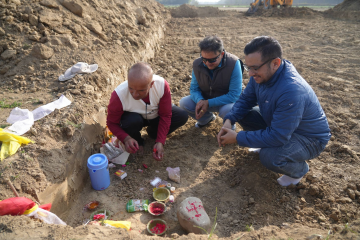 धनगढीमा निजीक्षेत्रको लगानीमा क्रिकेट मैदान शिलान्यास, तीन चरणमा निर्माण सकिने