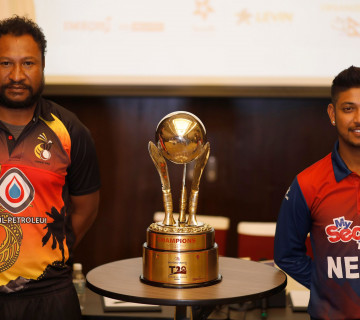 त्रिदेशीय टी–२० फाइनल : १६९ रनको लक्ष्य पछ्याएको पपुवा न्युगिनीको ब्याटिङ सुरु 