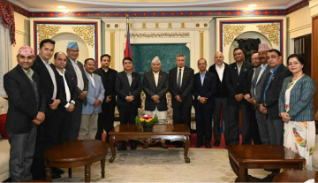 निजीक्षेत्रलाई राष्ट्रपतिले भने– हतोत्साहित नहुनू, राज्य साथमा छ