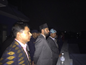 सशस्त्र प्रहरीको भण्डारणमा आगलागीबारे गृहमन्त्रीले गठन गरे छानबिन समिति