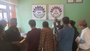 रास्वपा महाधिवेशन : प्रतिनिधिका नामावलीमाथि बिहानैदेखि दाबी विरोध जारी