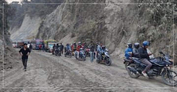 दाउन्ने सडकखण्डमा आजदेखि ३ रात मालवाहक सवारी चलाउन रोक