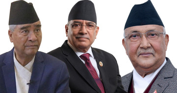 तोकिएकै मितिमा चुनाव गराउने सरकारको प्रयास, प्रधानमन्त्री कार्कीसँग भेटवार्ता गर्न बालुवाटार जाँदै देउवा, ओली र प्रचण्ड