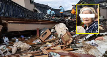 जापानमा भूकम्प गएको पाँच दिनपछि ९० वर्ष पार गरेकी वृद्धाको सकुशल उद्धार
