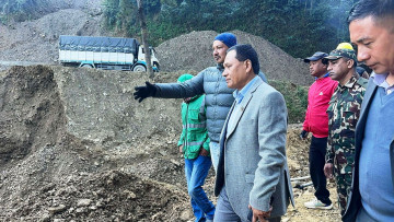 पूर्वाधारमन्त्री घिसिङले गरे कान्ति लोकपथको स्थलगत निरीक्षण (तस्वीरहरू)