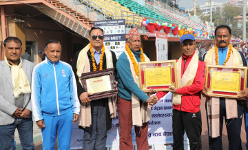 पूर्वधावक हरिबहादुर रोकाया सम्मानित