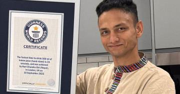 नेपाली सेनाका गिरीले बनाए अर्को विश्व कीर्तिमान 