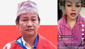 घर जलाउने र ज्यान मार्ने धम्की आएको भन्दै हर्क साम्पाङले दिए टिकटकरविरुद्ध उजुरी