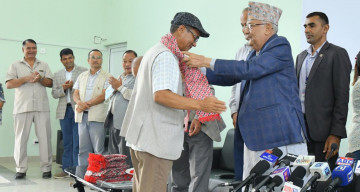 एमाले प्रवेश गरे जसपा केन्द्रीय कार्यकारिणी सदस्य राई, ओलीले गरे स्वागत