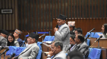 रास्वपा र राप्रपाले सदनमा माओवादी प्रमुख सचेतकलाई बोल्न दिएनन् 