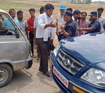 कपिलवस्तुबाट मतदातालाई बाँड्दै गरेको १२ कार्टुन रक्सी बरामद