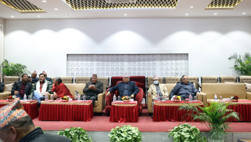 कार्की ब्याङ्क्वेटमा ईश्वर पोखरेल पक्षको छुट्टै भेला (तस्वीरहरू)