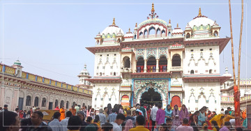 जानकी मन्दिरमा भक्तजनको भिड