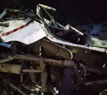 रुकुमपश्चिममा जिप दुर्घटना, पाँच जनाकाे मृत्यु