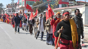 काठमाडौंमा मिटरब्याजपीडितको न्याय मार्च (तस्वीरहरू) 