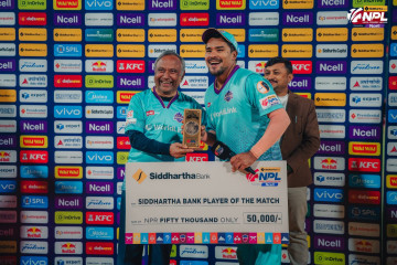 एनपीएलमा नेपाली खेलाडीको उत्कृष्ट प्रदर्शन