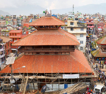 भूकम्प गएको ६ वर्षपछि काष्ठमण्डपको पुनर्निर्माण सकियो 