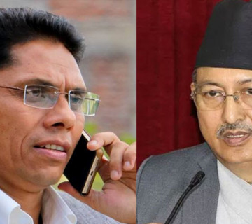 खाँणलाई भेट्न गृह मन्त्रालय पुगे प्रकाण्ड, के भयो कुरा ?