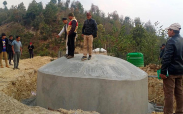 साप्सुखोला-विजयखर्क खानेपानी आयोजनाको काममा लापर्वाही
